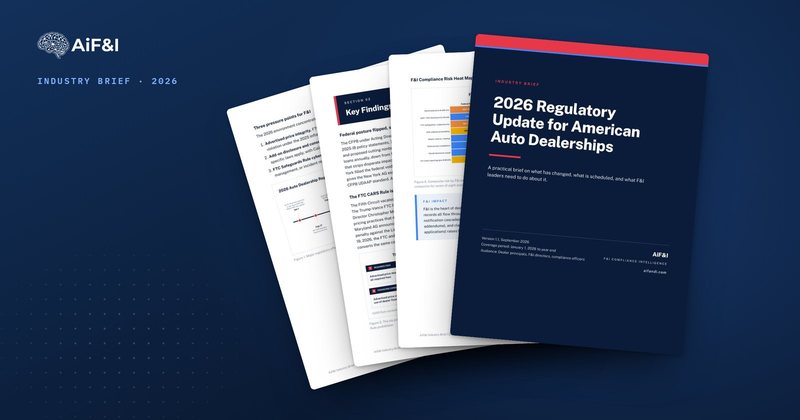 Fanned pages of the AiF&I 2026 Regulatory Update